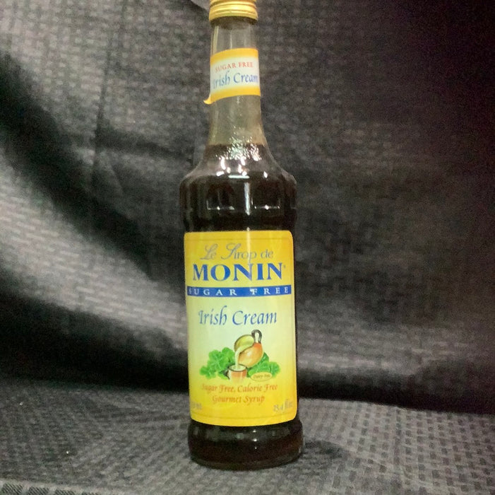 Monin 750 mL Sugar Free Irish Cream Flavoring Syrup