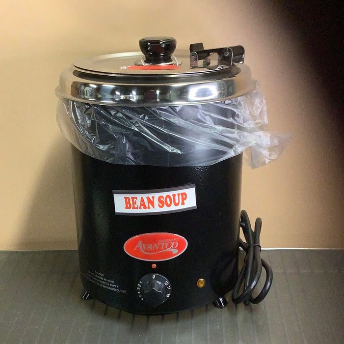 Avantco 6 Qt Black Food/ Soup Warmer