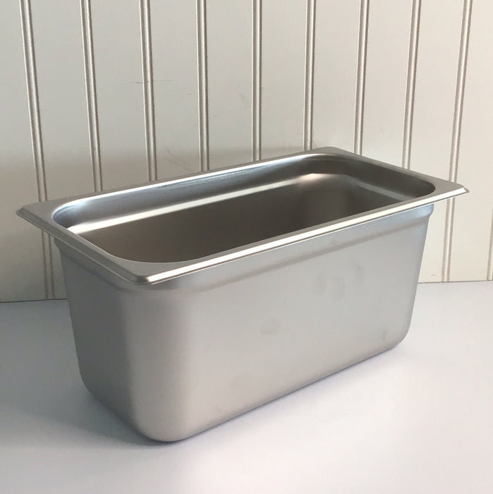 Choice 1/3 Size 6" Deep Anti-Jam Stainless Steel Steam Table / Hotel Pan - 24 Gauge