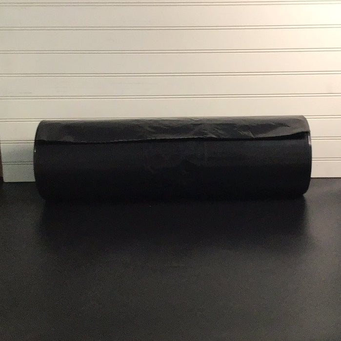 Lavex Industrial Contractor Black Trash Bag 55-60 Gallon 3 Mil 38" x 58" Low Density Can Liner - 50/Case