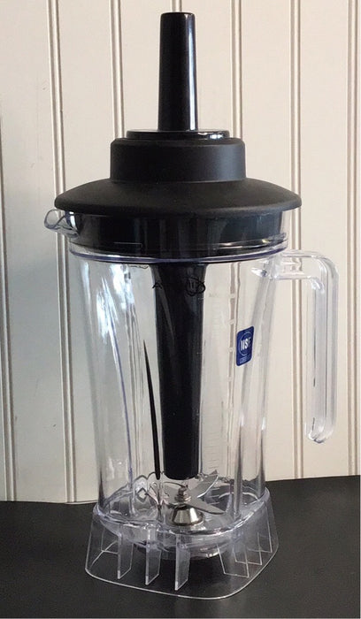 AvaMix BLJAR64P 64 oz. Tritan Plastic Blender Jar with Blade and Lid for BX and BL Series Blenders. (Replacement Jar)