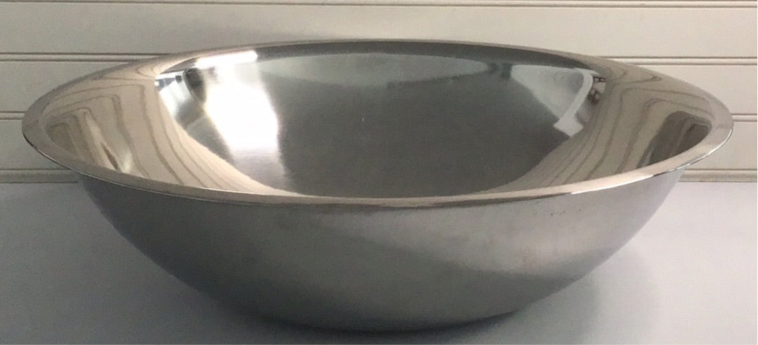 Choice 20 Qt. Standard Stainless Steel Mixing Bowl