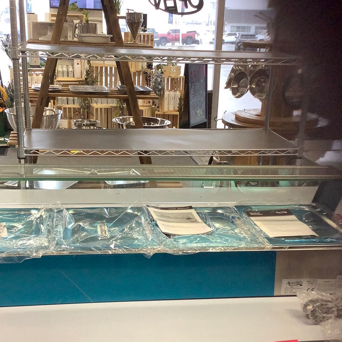 Avantco BMFW4 46" Electric Bain Marie Buffet Countertop Food Warmer with 4 Half Size Wells - 1500W, 120V