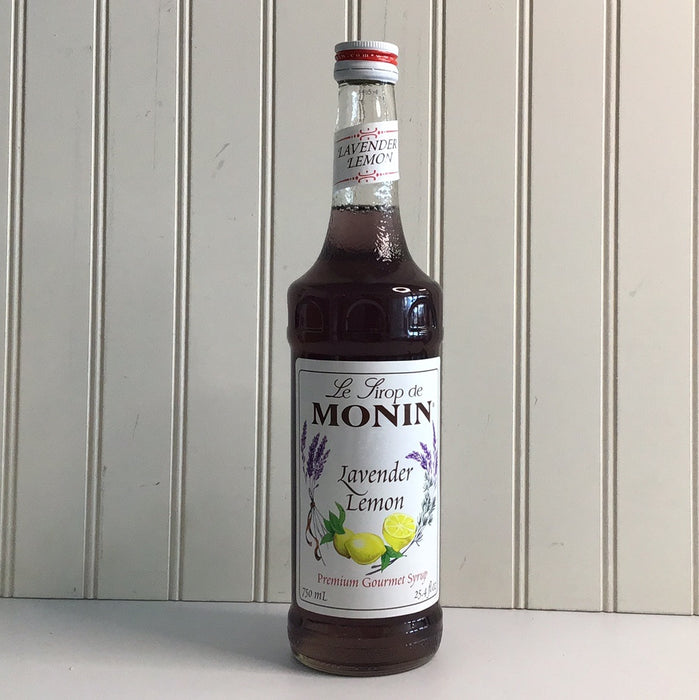 Monin Premium Lavender Lemon Flavoring Syrup 750 mL