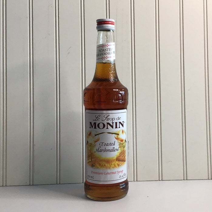 Monin 750 mL Premium Toasted Marshmallow Flavoring Syrup