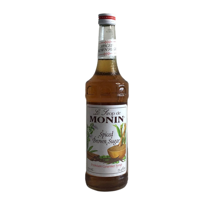 Monin 750 mL Premium Spiced Brown Sugar Flavoring Syrup