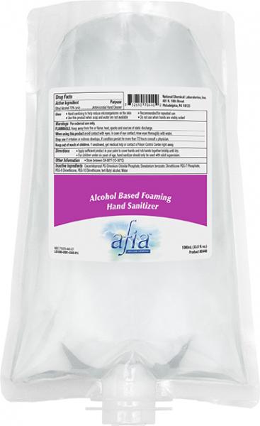 AFIA Foaming Alcohol Hand Sanitizer 1000ml 6/cs