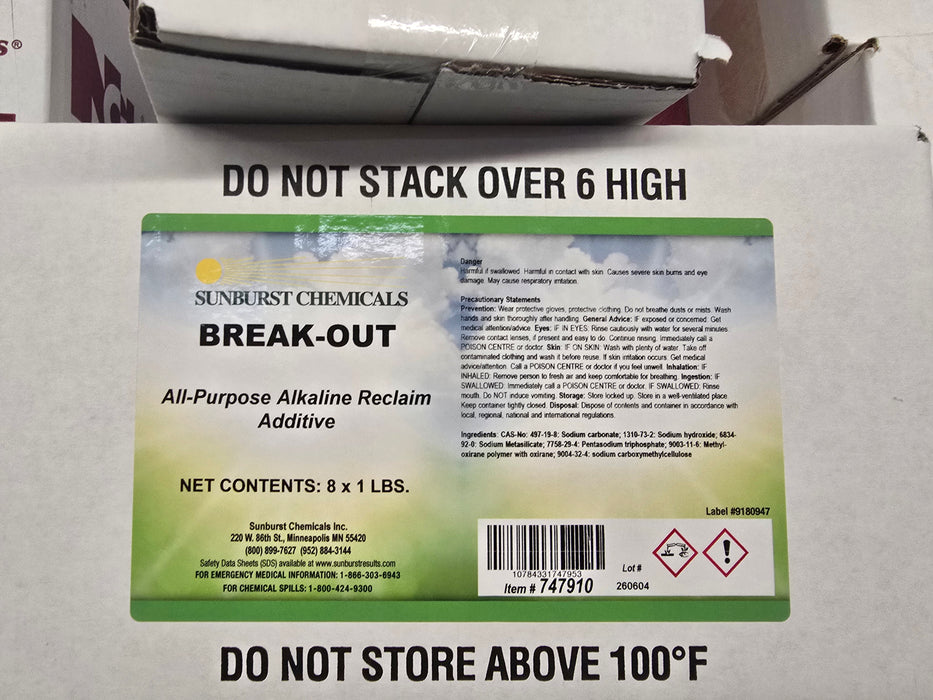 Break-Out Stain Packets 8 pk
