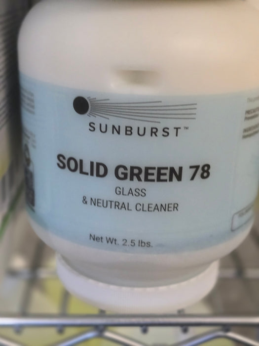 SG78 Solid Green 78 (Glass and Neutral Cleaner) 2.5 lb