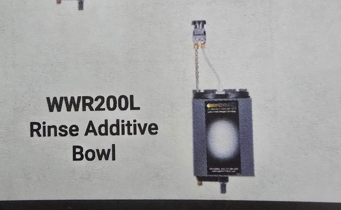 WWR200L Rinse Bowl (lucent) Dispenser needs adapter