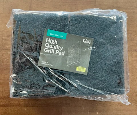 Choice 6" x 4" x 1/2" High Quality Grill Pad - 10/Pack