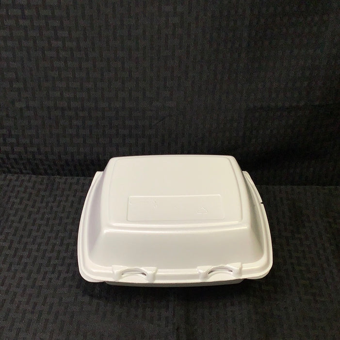 8x8x3 Dart 1 Compartment  Foam Container 200/Case- 85HT1R