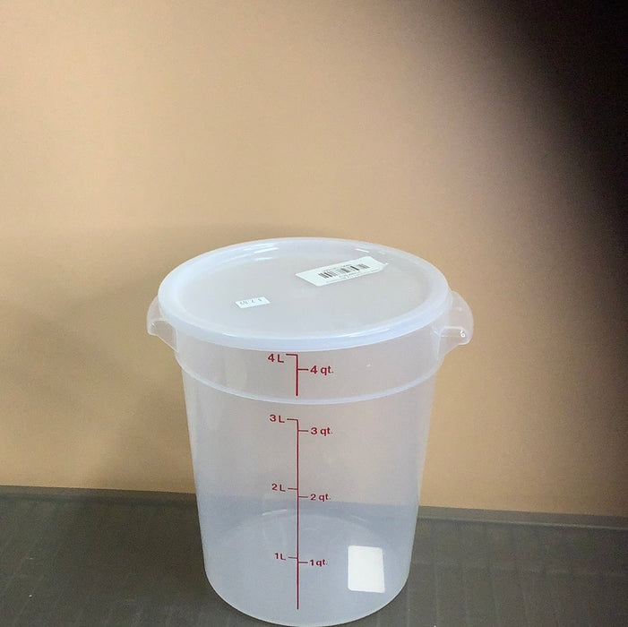 CAMBRO 1QT ROUND FOOD CONTAINER