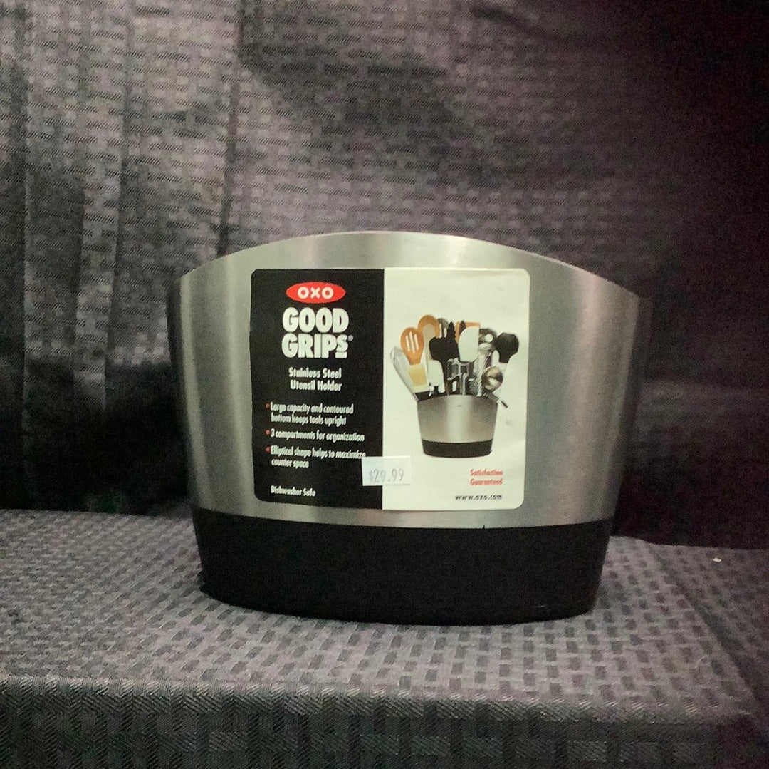 OXO Good Grips Stainless Steel Rotating Utensil Holder - Spoons N