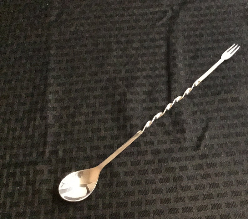 Bar Mixing Spoon With Fork