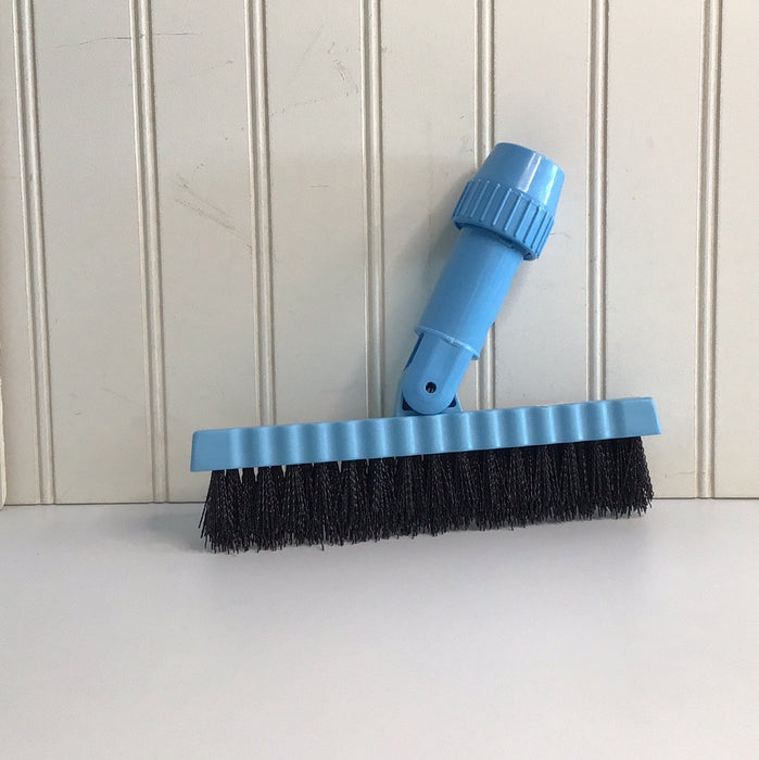 8" Swivel Tile and Grout Brush, Blue Handle