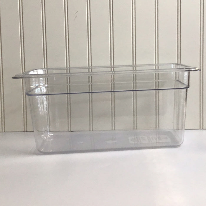 Vigor 1/3 Size Clear Food Pan - 6" Deep