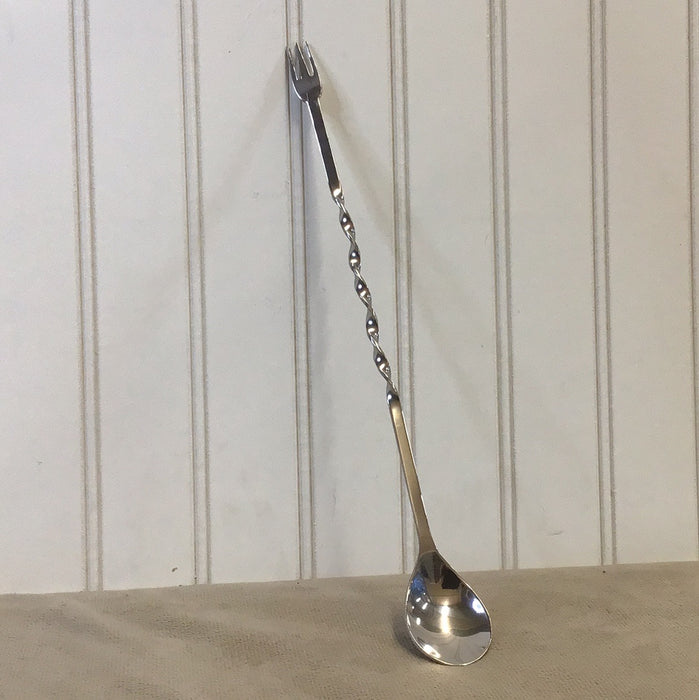 Bar Mixing Spoon With Fork