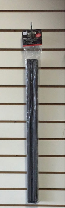 24" Black Magnetic Knife Holder w/ Hooks