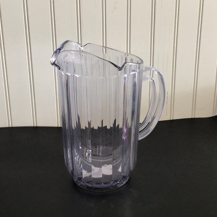 Choice 72 oz. Clear SAN Plastic Beverage Pitcher with 3 Spouts — Pristine  Supply