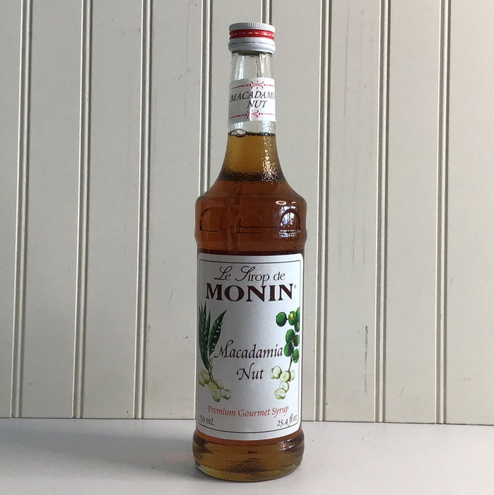 Monin 750 mL Premium Macadamia Nut Flavoring Syrup