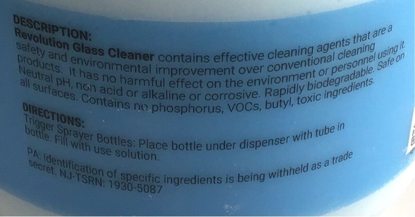 Revolution Glass Cleaner