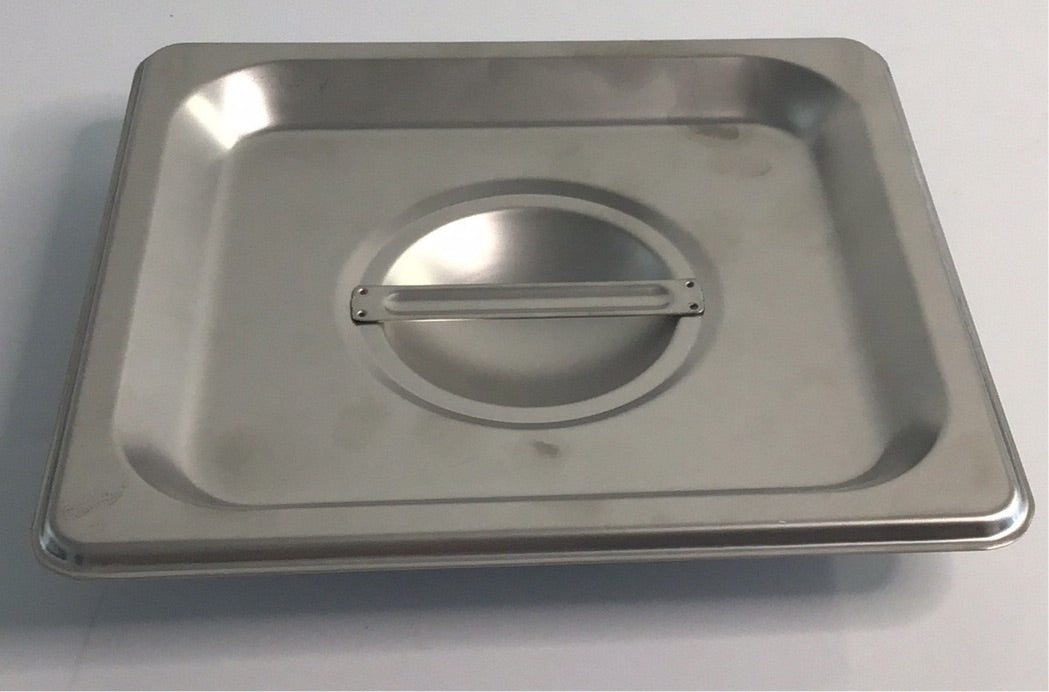 1/6 Size Stainless Steel Solid Steam Table Cover