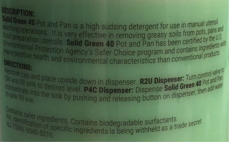 Solid Green 40 – Pot and Pan