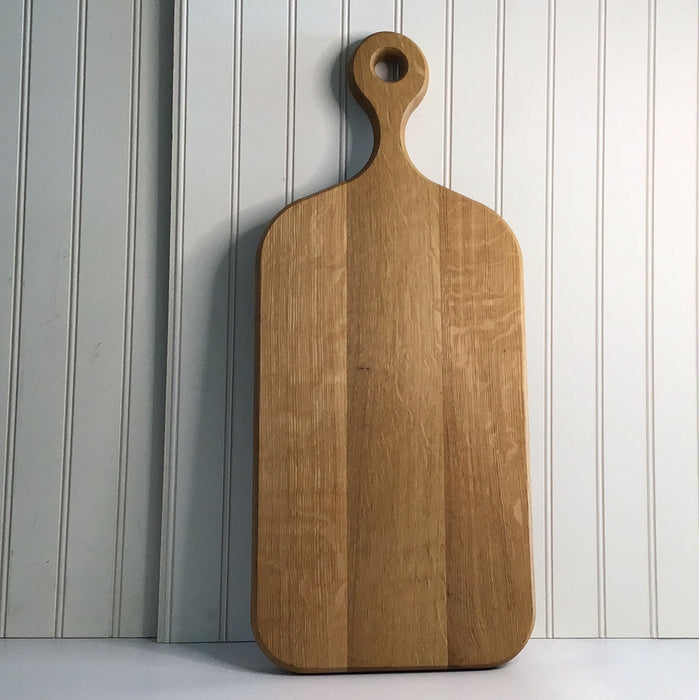 Wood Cutting Board with Handle 9 1/2" x 16"