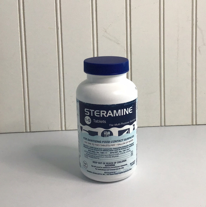 Steramine Sanitizer Tablets (Sanitabs) 150 Count Bottle