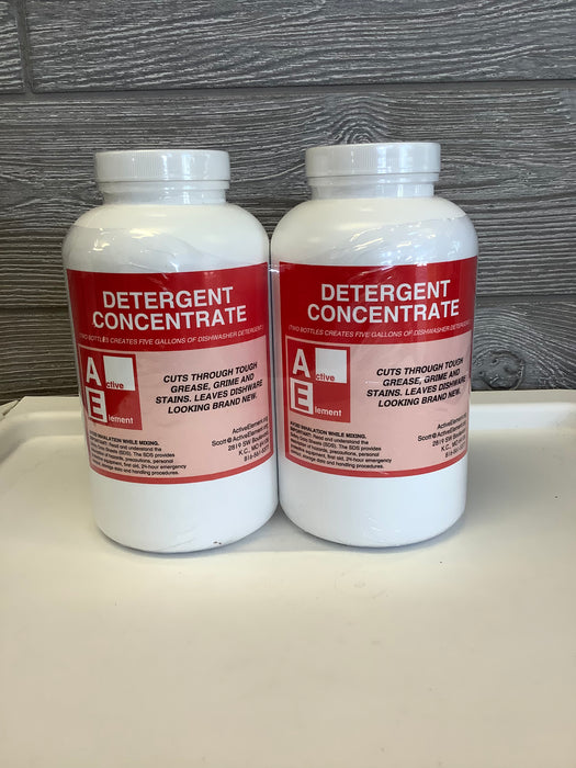 Detergent Concentrate Active Element* 1 bottle makes a 5 gallon bucket (1 bottle)