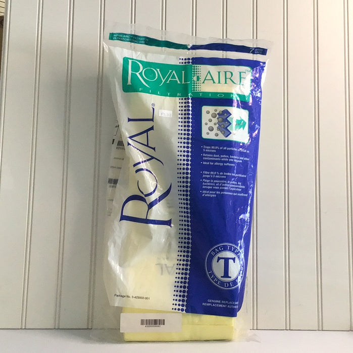 Royal-Aire Filtration Vacuum Bags- 7/pk