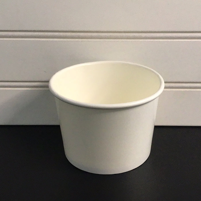 Choice 12 oz. White Paper Frozen Yogurt / Food Cup - 1000/Case