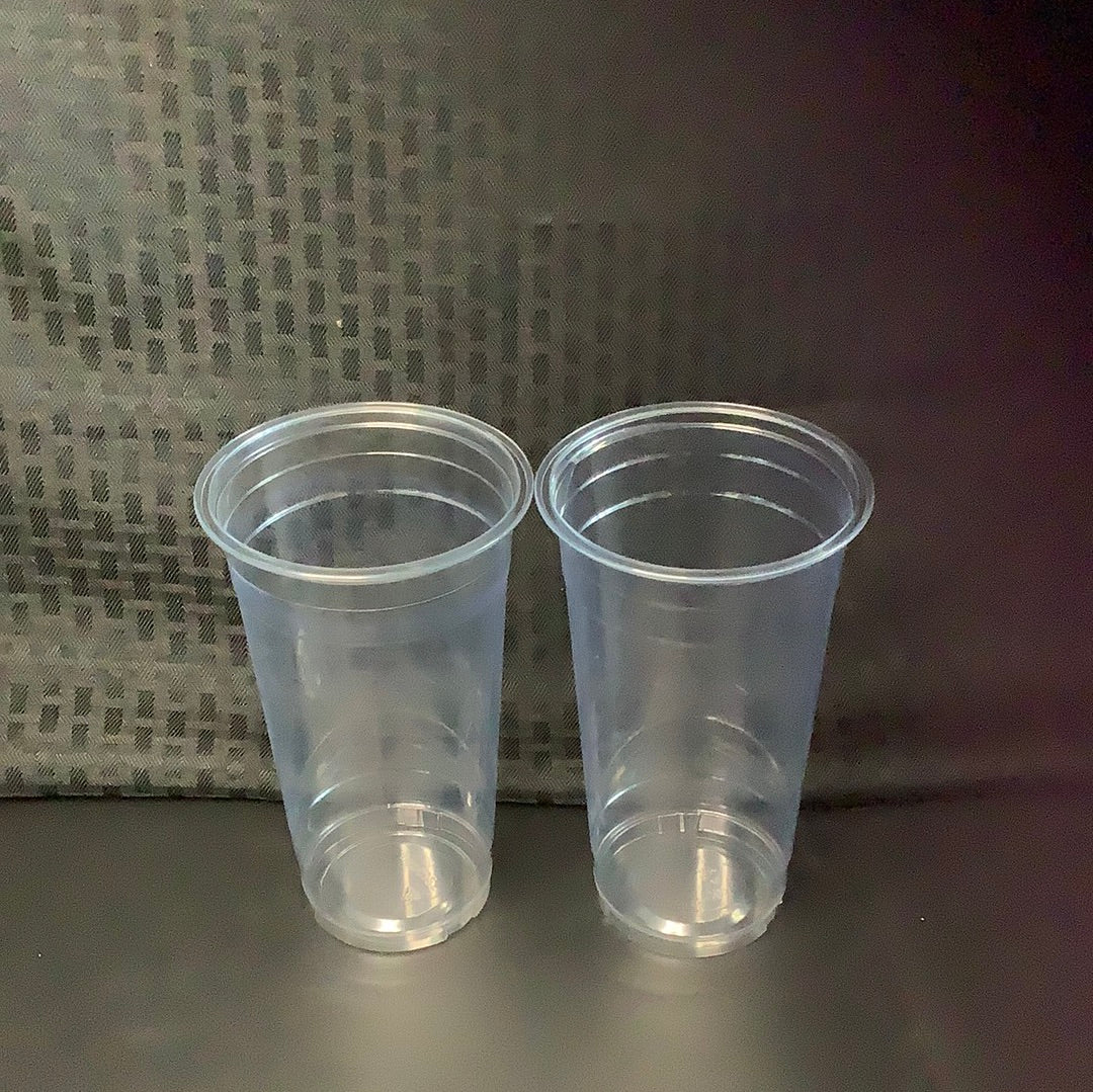 32 oz. Straight Wall Clear PET Plastic Cold Cup - 300/Case — Pristine ...