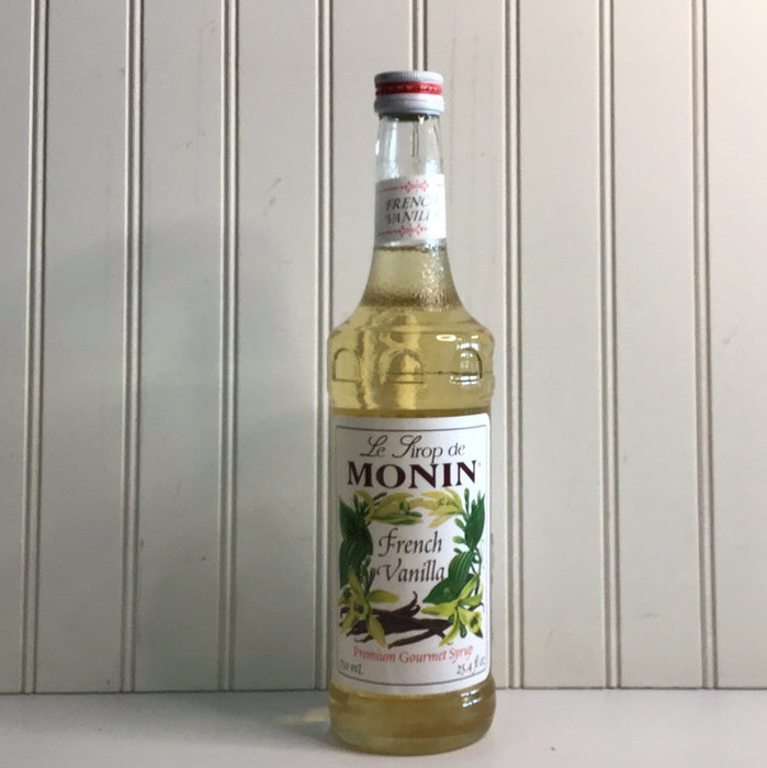 Monin 750 mL Premium French Vanilla Flavoring Syrup