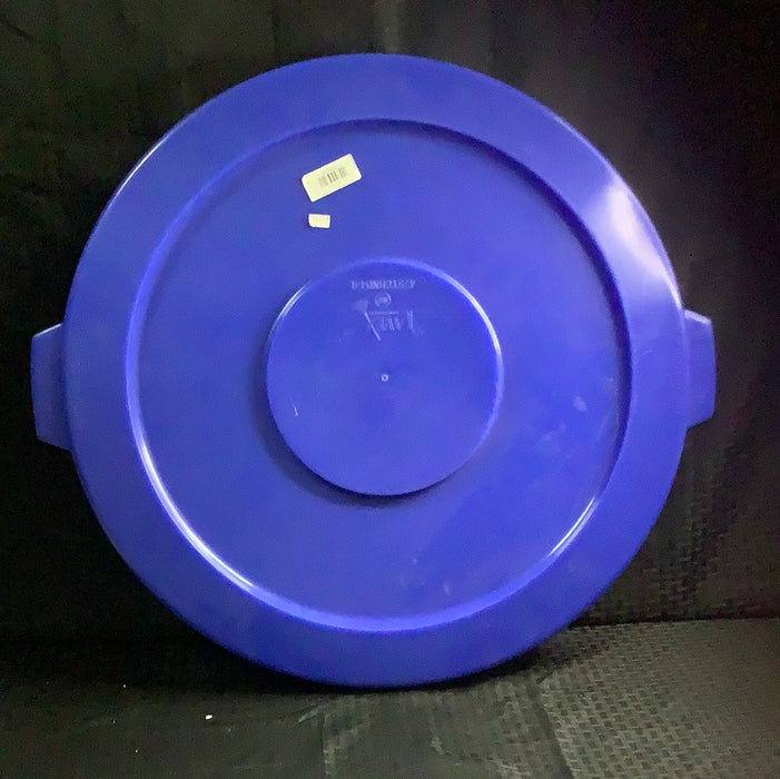 Blue 44 Gallon Trash Can Lid Lavex