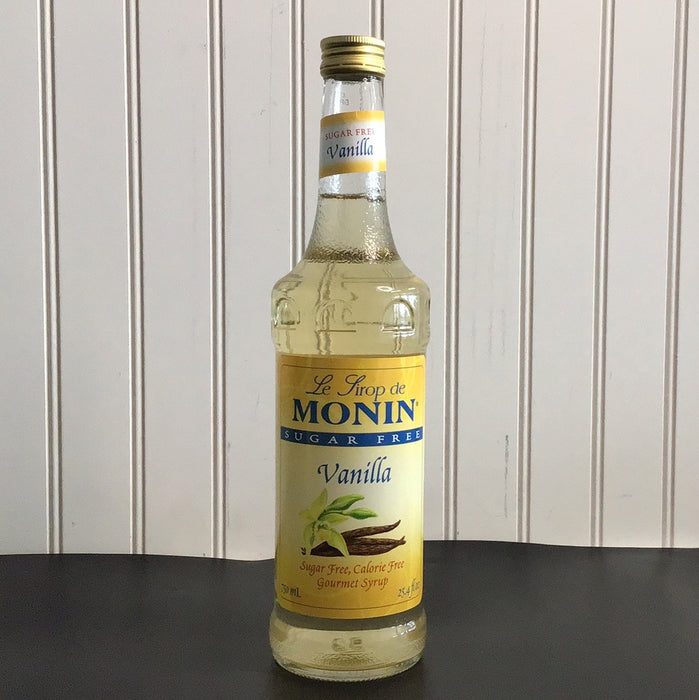 Monin 750 mL Sugar Free Vanilla Flavoring Syrup