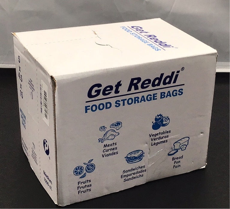 Inteplast Group PB054515 5" x 4 1/2" x 15" Plastic Bread Bag - 1000/Case