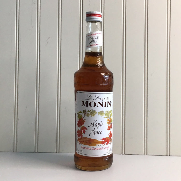 Monin 750 mL Premium Maple Spice Flavoring Syrup