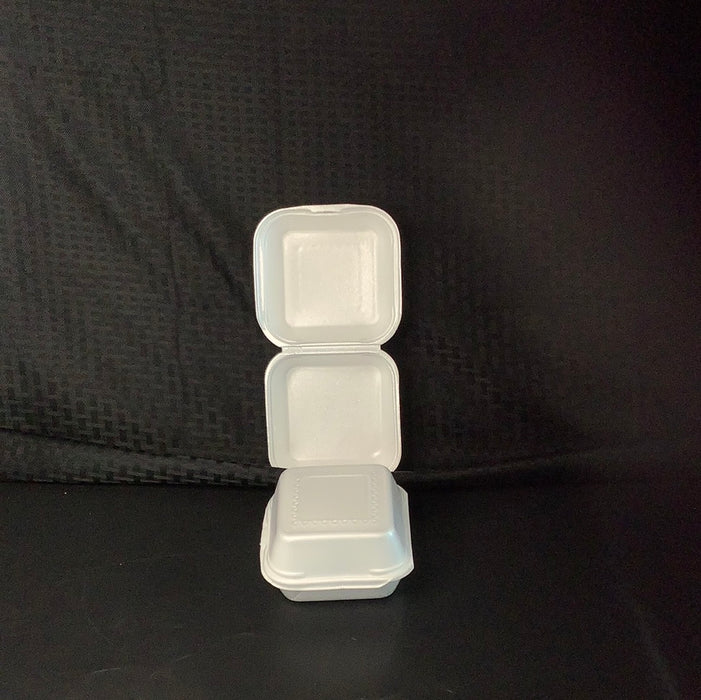 SQ5 5" x 5" Foam Hinged Containers (Bagged) - 500 ct