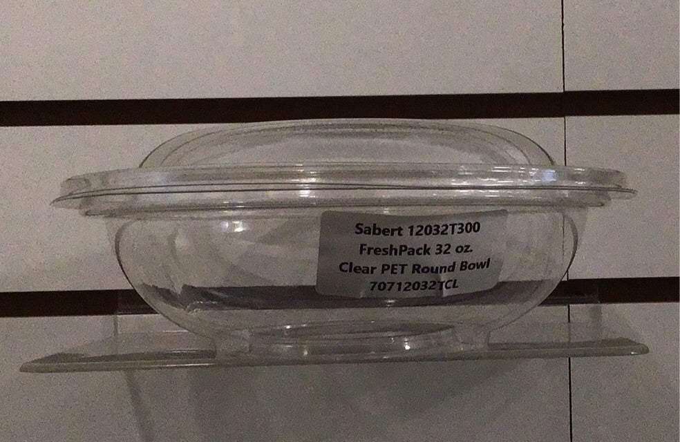 Sabert 51032T300 FreshPack Clear Flat Round Lid - 300/Case