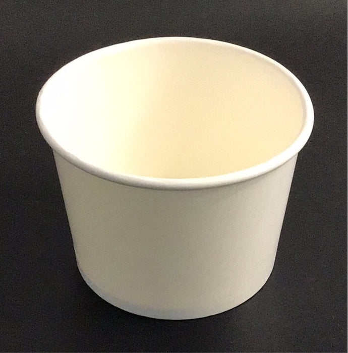 Choice 12 oz. White Paper Frozen Yogurt / Food Cup - 1000/Case