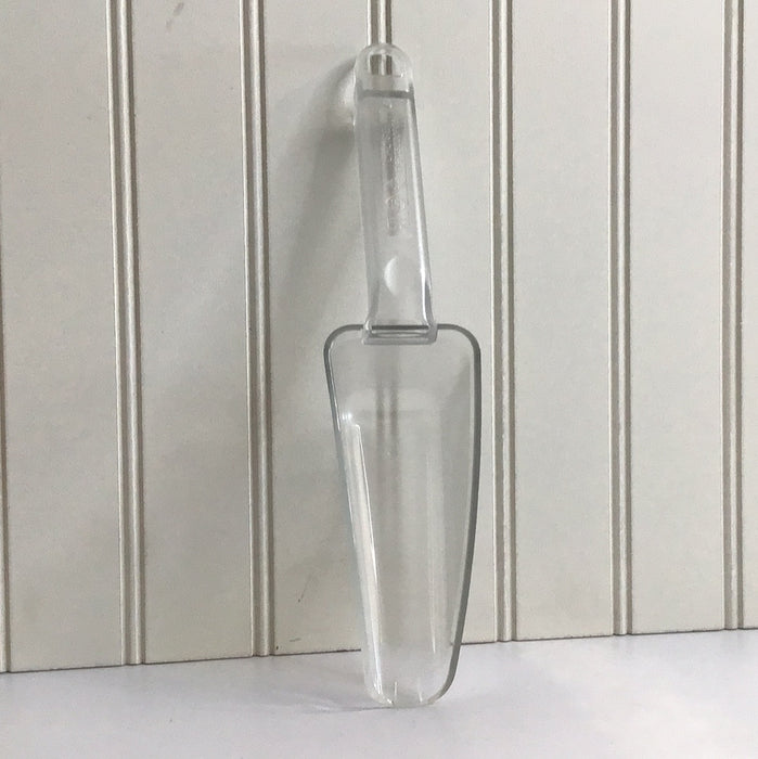 Choice 6 oz. Clear Plastic Utility Scoop