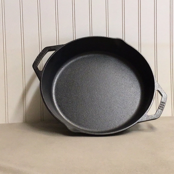 Lodge 12" Pre-Seasoned Cast Iron Skillet with Dual Handles - L10SKL