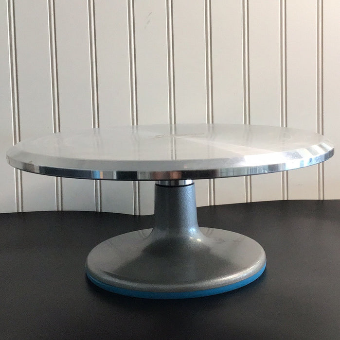 Ateco 12" Revolving Aluminum Cake Stand with Non-Slip Base