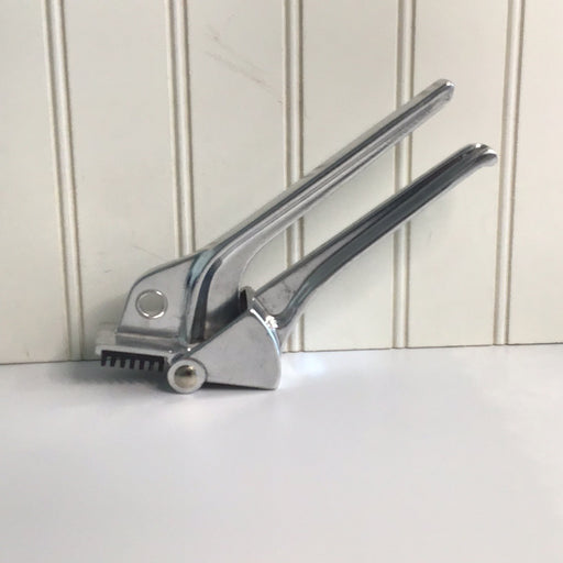 Choice 7 1/4 Chrome Garlic Press