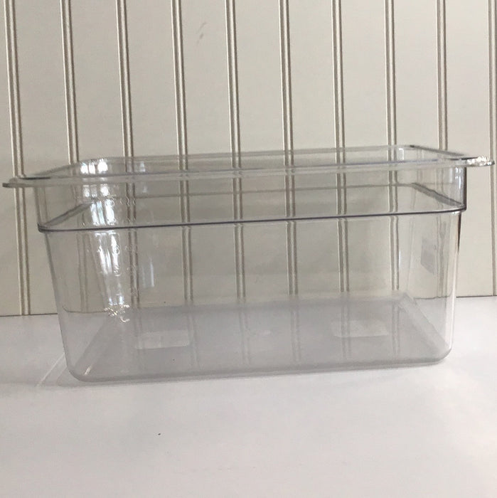 Choice 1/2 Size Clear Food Pan - 6" Deep