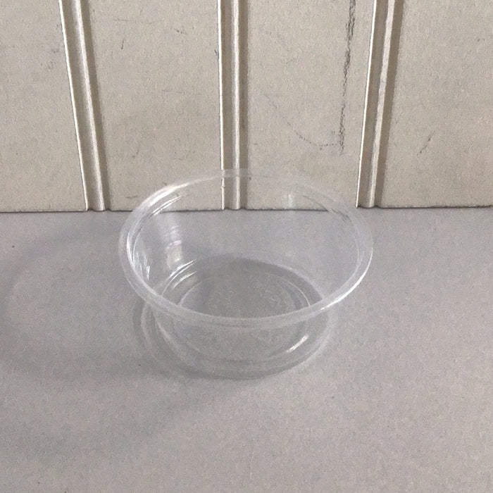 Choice 3.25 oz. Clear Plastic Souffle Cup / Portion Cup - 2500/Case