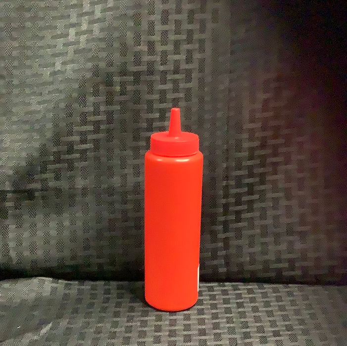 Choice 8 oz. Red Squeeze Bottle