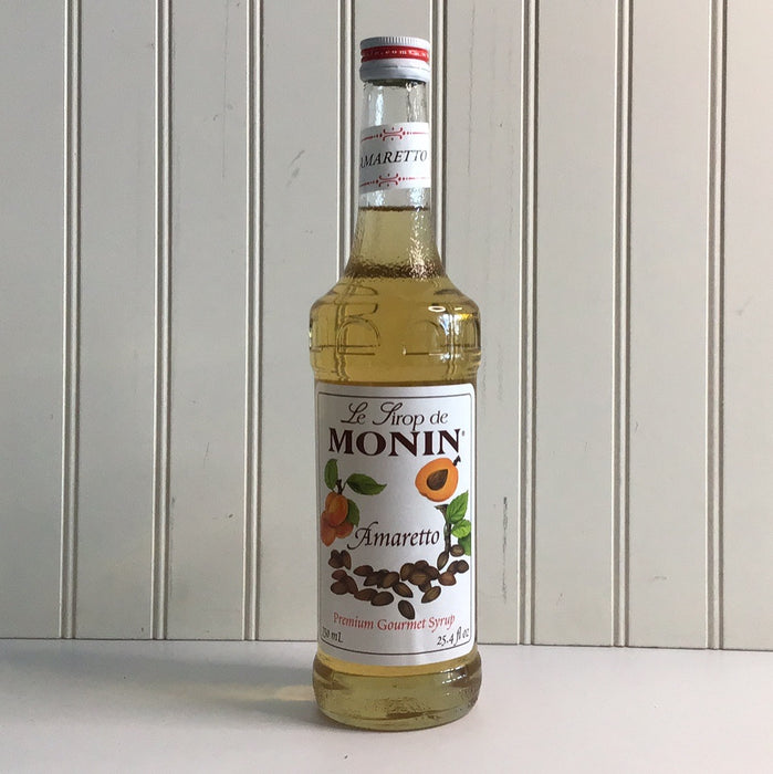 Monin 750 mL Premium Amaretto Flavoring Syrup